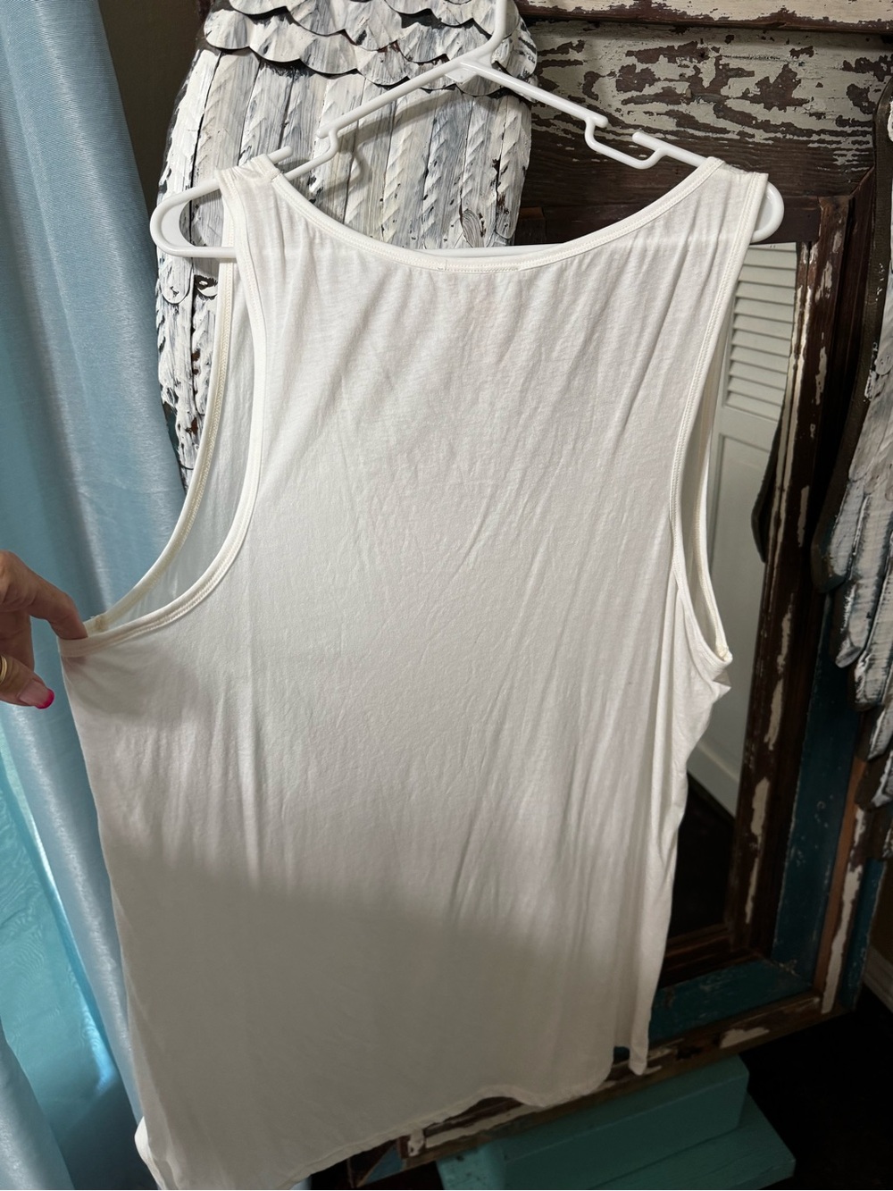 Johnny Was white Essential Soft Touch Tank Top - Picture 4 of 5